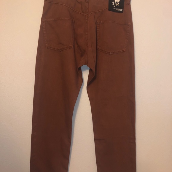 Sandrine Rose X Free People Brown Patch Pants - Picture 3 of 13
